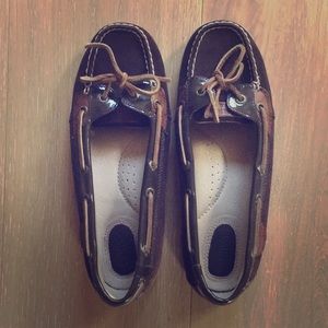 Sperry Top Sider Brown Suede Boat Shoes